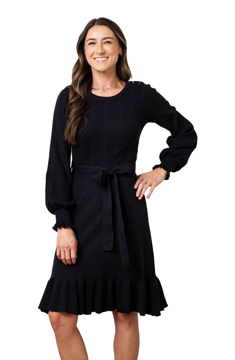 Hope & Henry Women's Organic Fancy Sweater Dress, Main, color, 