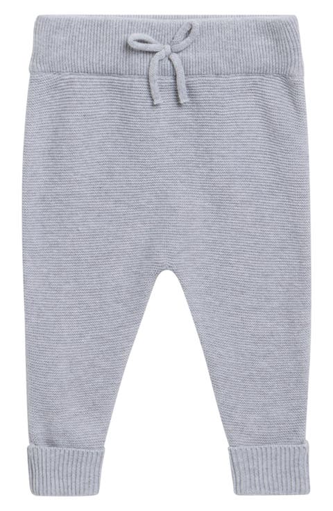 Kids' Heathered Organic Cotton Knit Pants