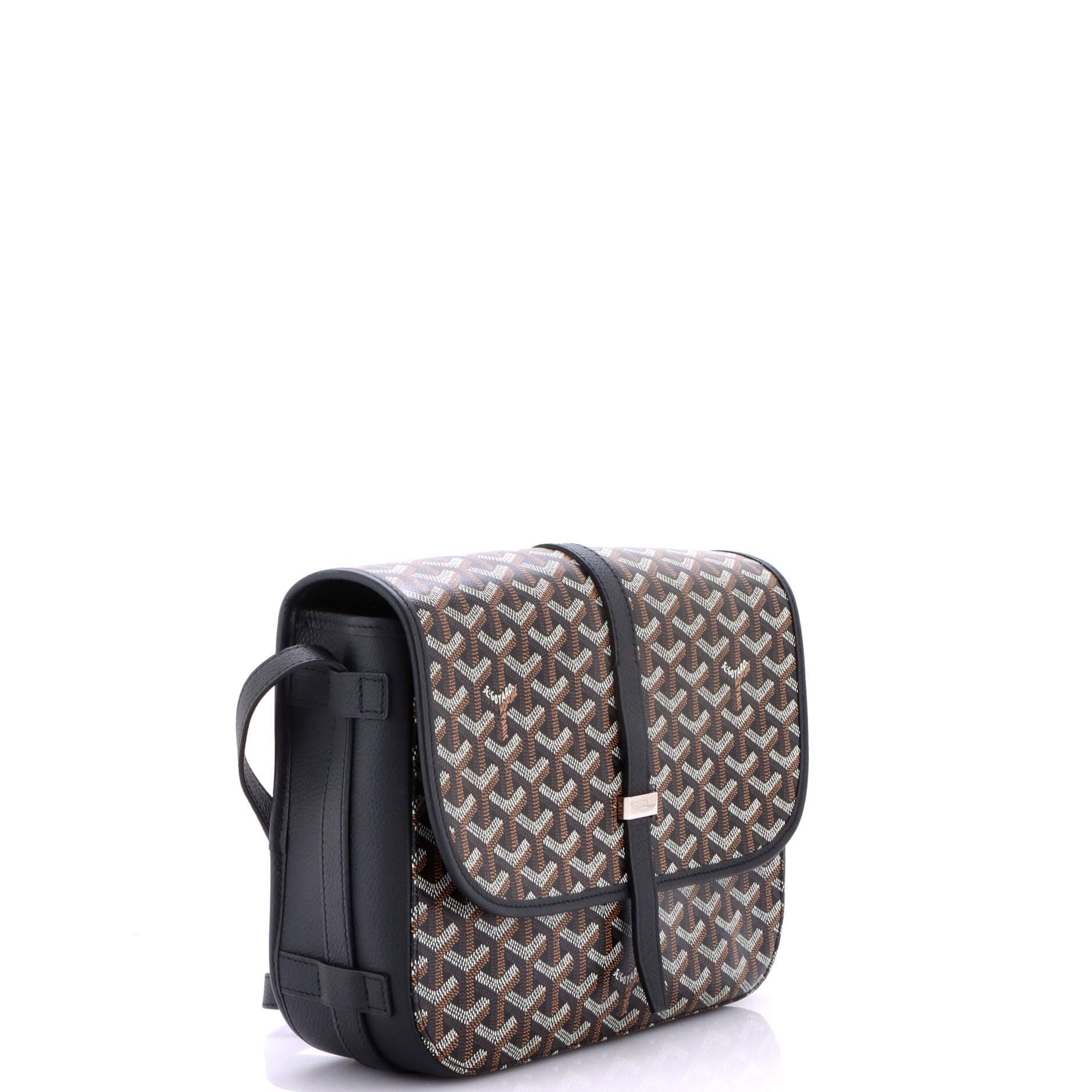 Belvedere II Messenger Bag Coated Canvas MM, Alternate, color, Black