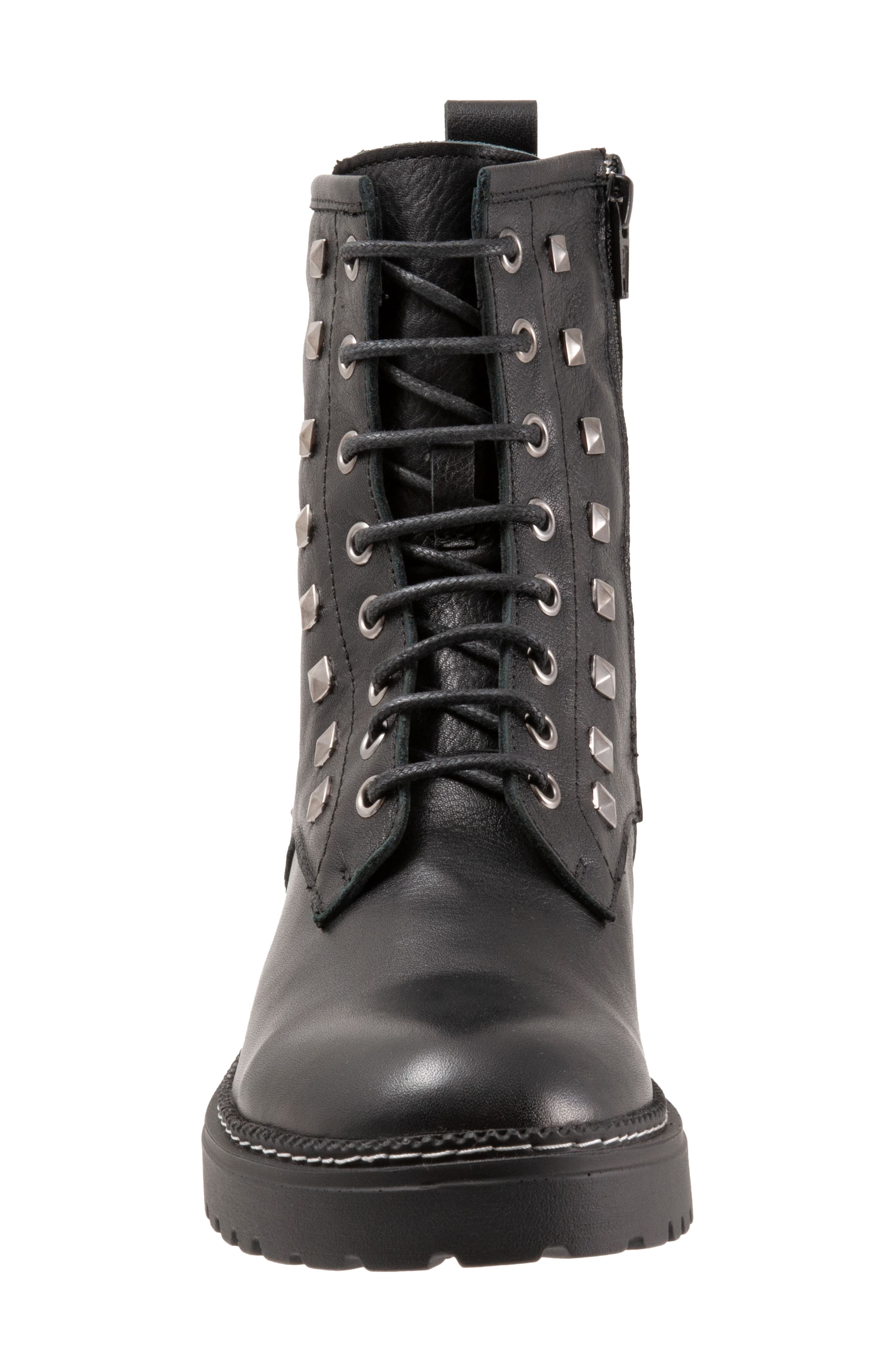 Bueno Studded Combat Boot, Alternate, color, 