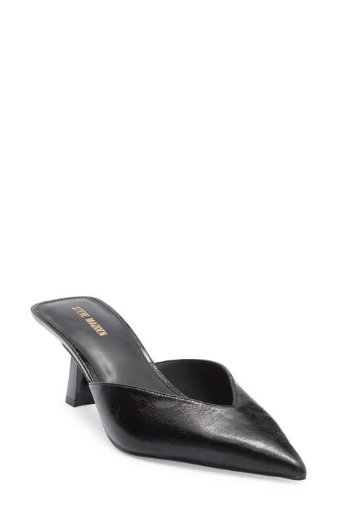 Mod Pointed Toe Mule Pump (Women)