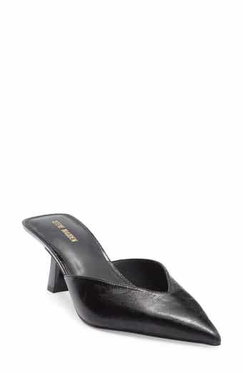Mod Pointed Toe Mule Pump