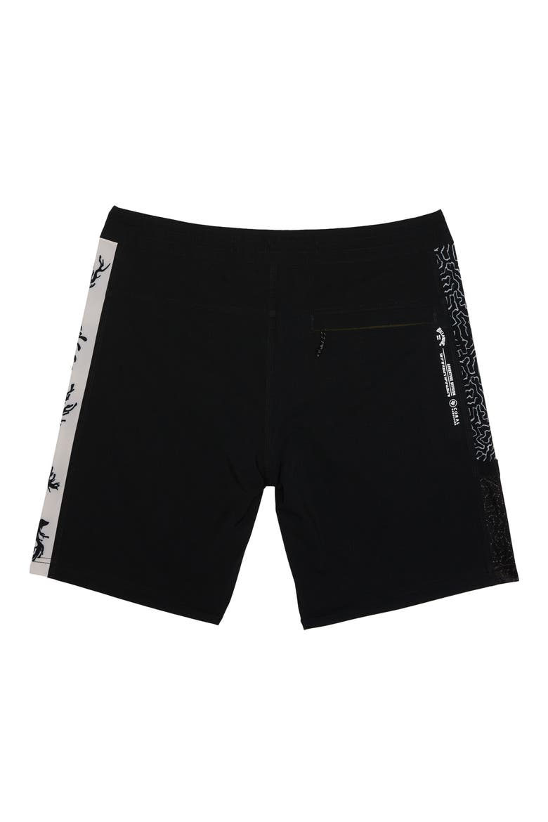 Restore Surftrek Lo Tide Board Shorts, Alternate, color, BLACK