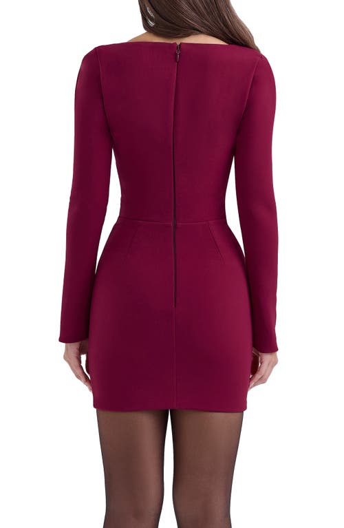 HOUSE OF CB HOUSE OF CB SELENE LONG SLEEVE MINIDRESS 