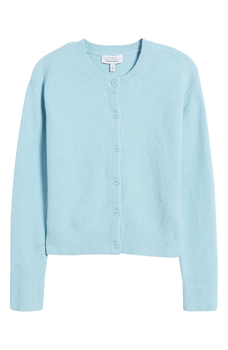 & Other Stories Cotton Blend Crop Cardigan, Alternate, color, 