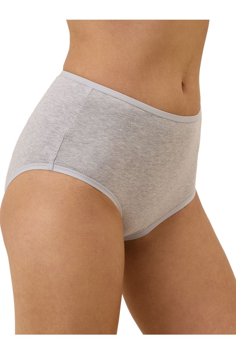 Organic Cotton Everyday High Rise Brief 6-Pack, Alternate, color, Cool Neutrals