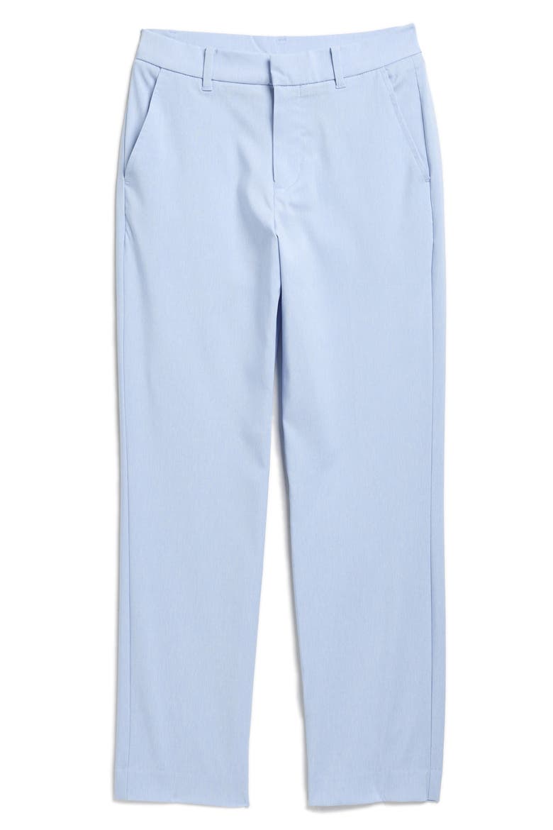 Kids' Flex Stretch Dress Pants, Main, color, LIGHT BLUE HEATHER