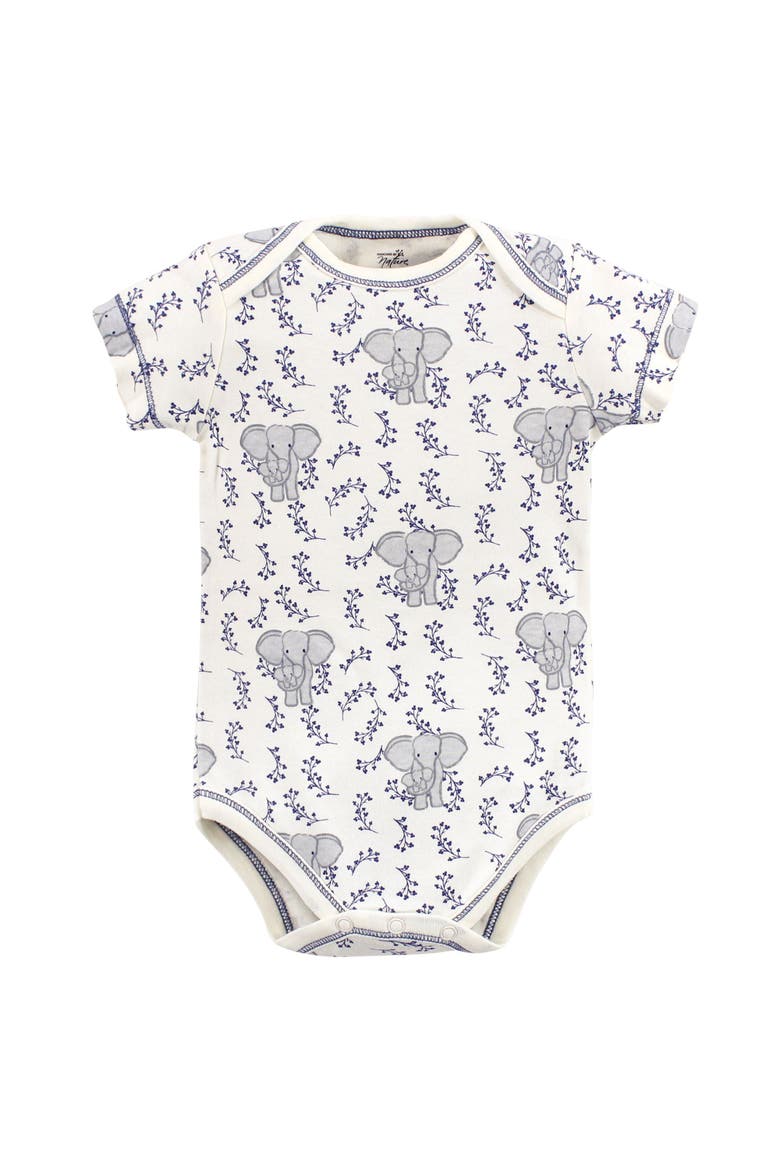 Organic Cotton Infant One-Pieces, Alternate, color, Elephant