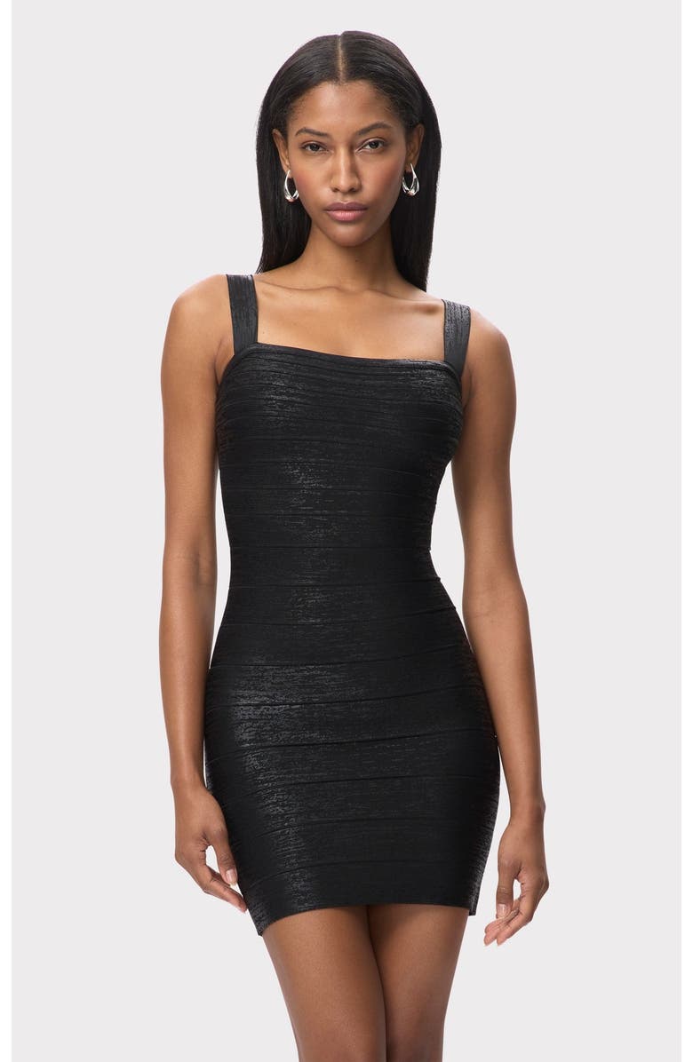 Herve Leger The Imani Dress, Main, color, Black