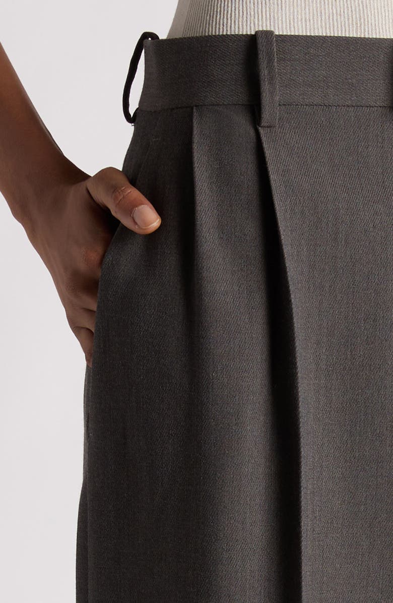 Bottega Veneta Straight Leg Tricotine Trousers, Alternate, color, 