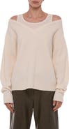 Helmut Lang Double Layer Wool Sweater