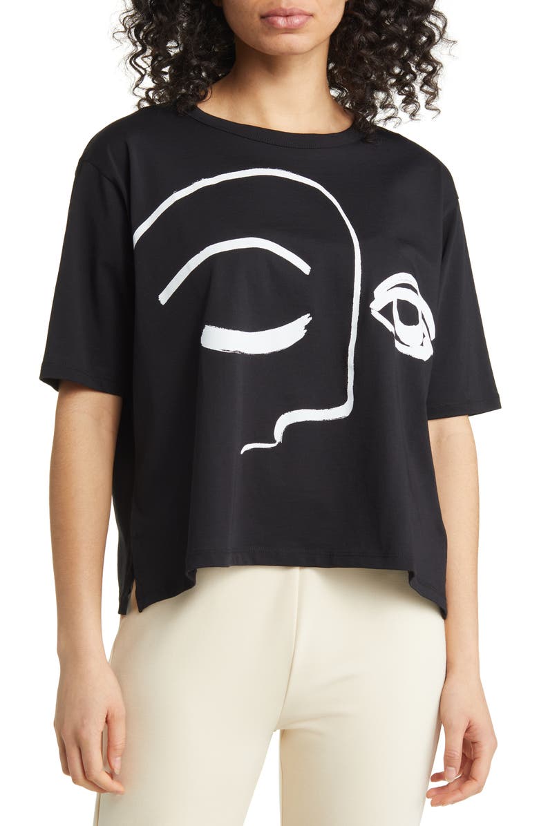 Masai Copenhagen Doreann Cotton Abstract Graphic Tee, Main, color,