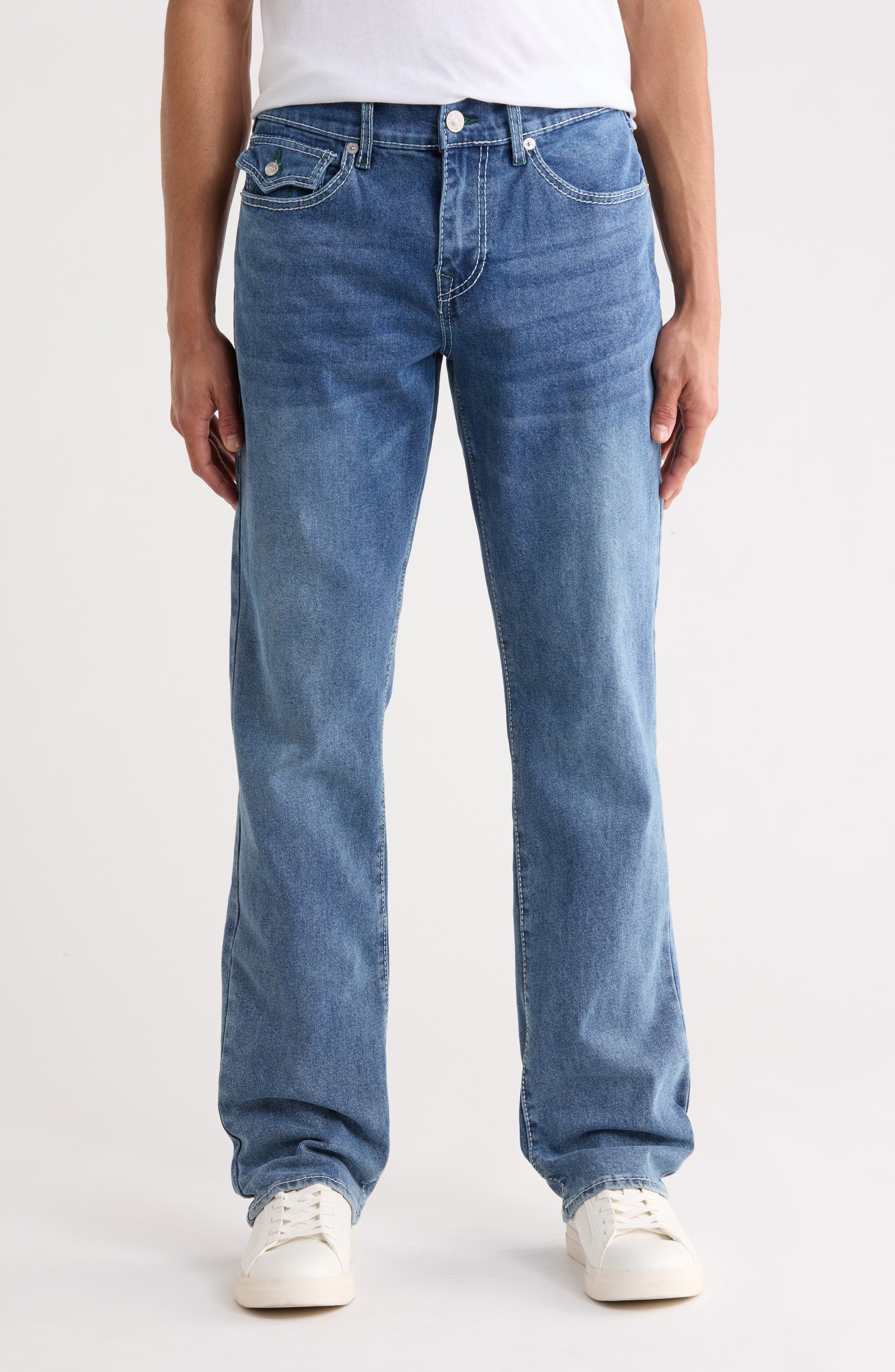 True Religion Ricky Big T Flap Straight Jeans