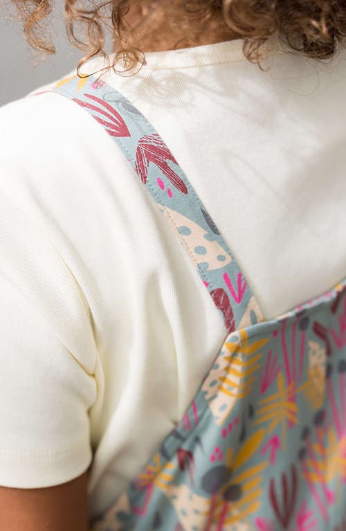 Shop Mightly Organic Cotton Girls Jumpsuit In Whimsy
