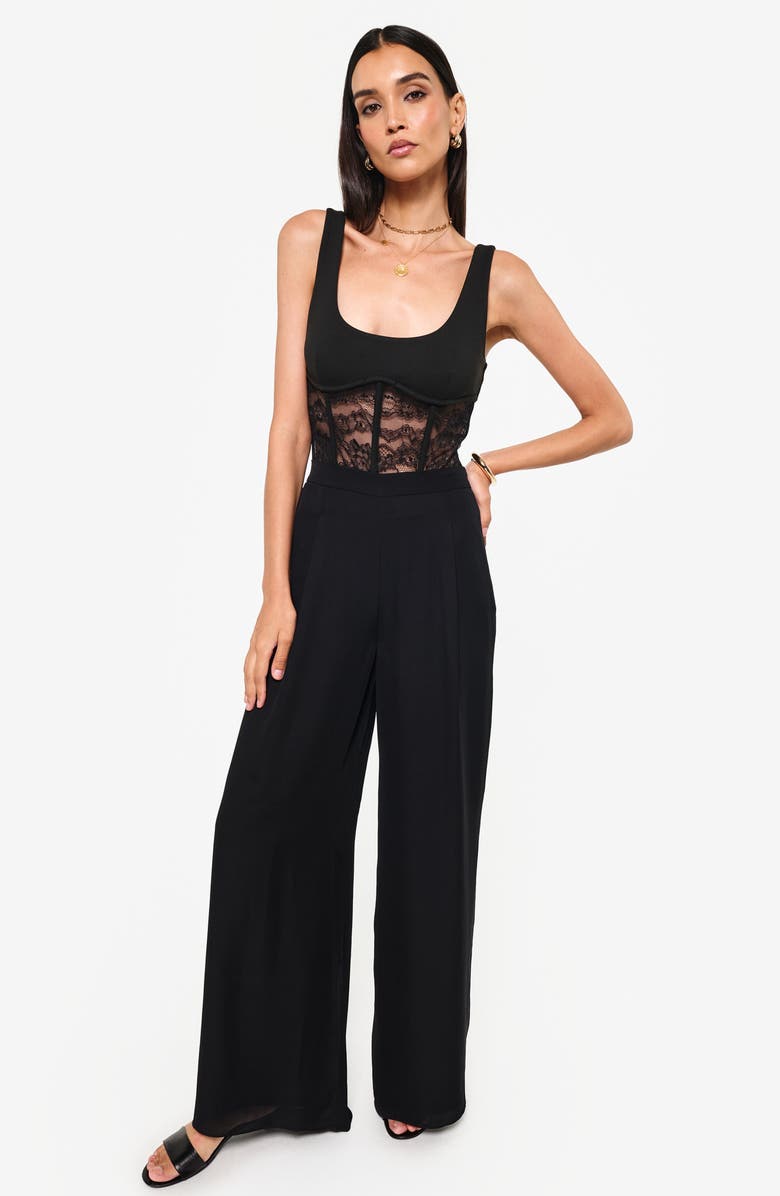 CAMI NYC Macaria High Waist Silk Pants, Alternate, color, 