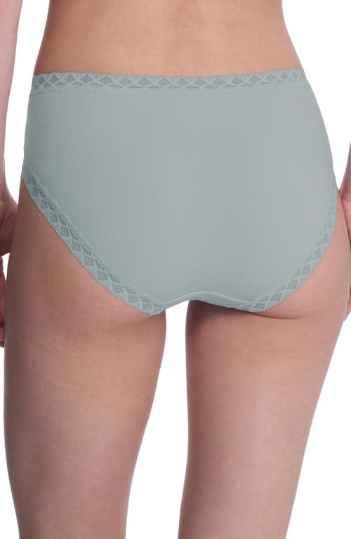 Natori Bliss Cotton French Cut Briefs In Blue