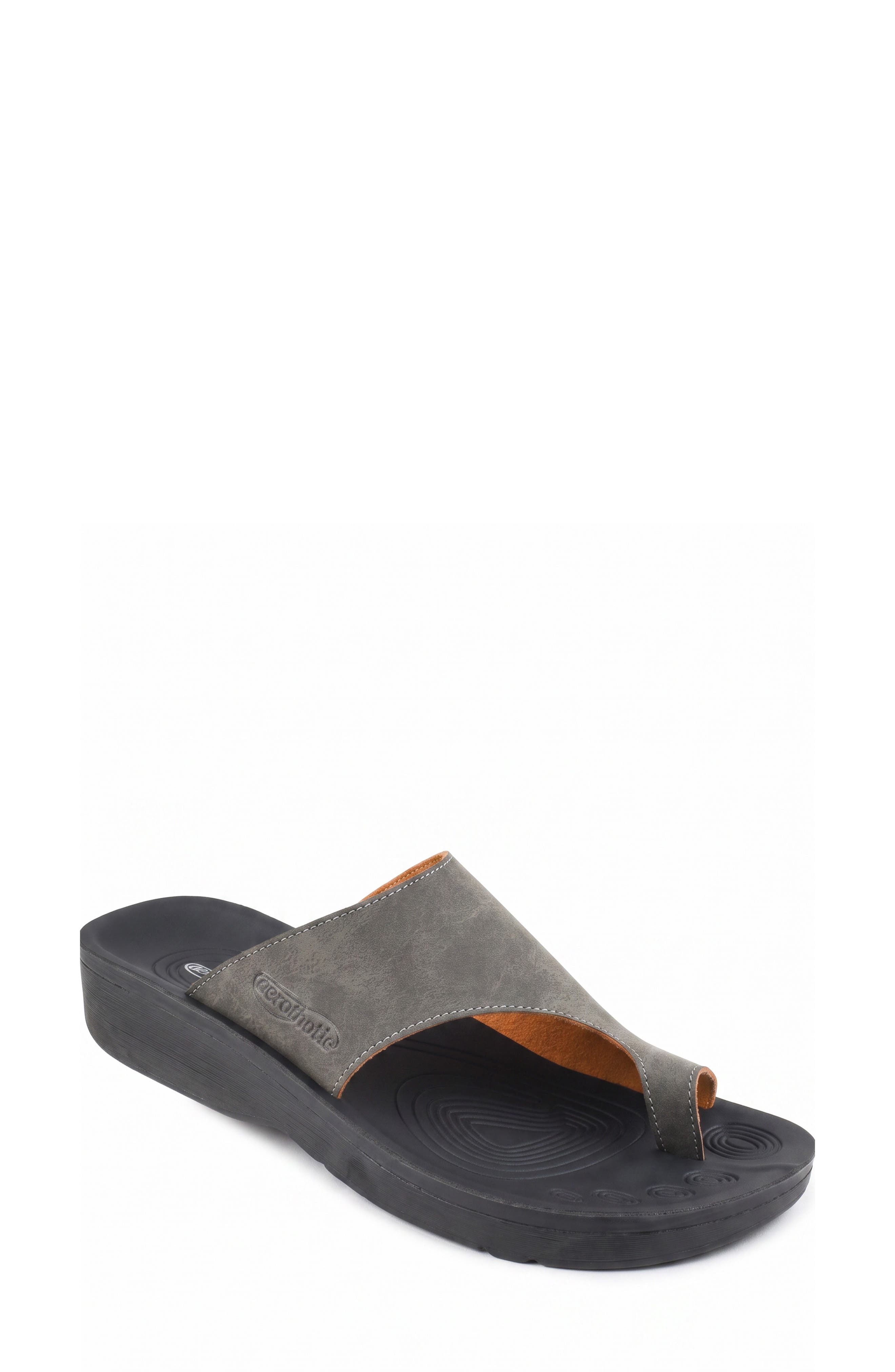 Regan Flip Flop, Main, color, GREY