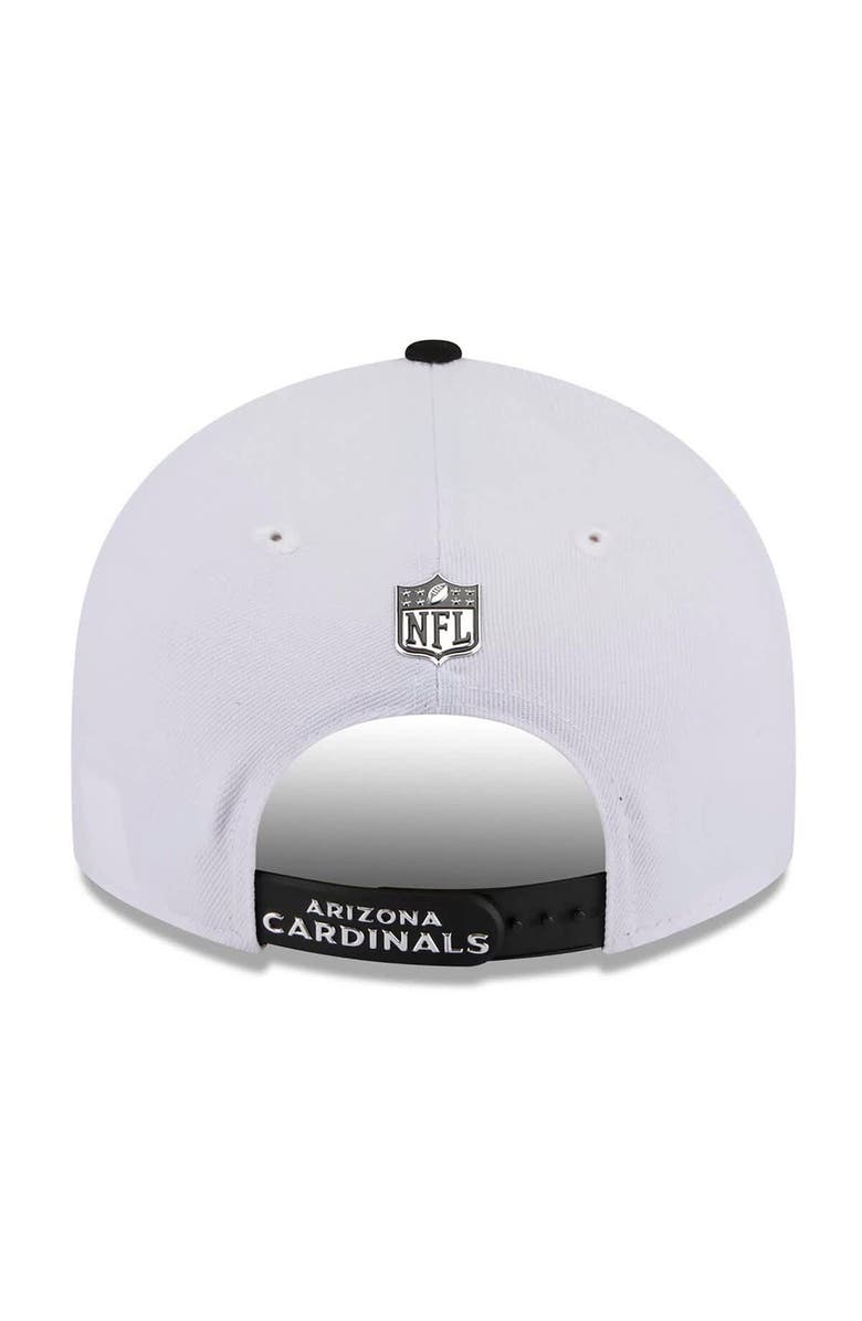New Era Men's New Era White/Black Arizona Cardinals 2026 NFL Draft Pre-Curved 9FIFTY Snapback Hat, Alternate, color, White