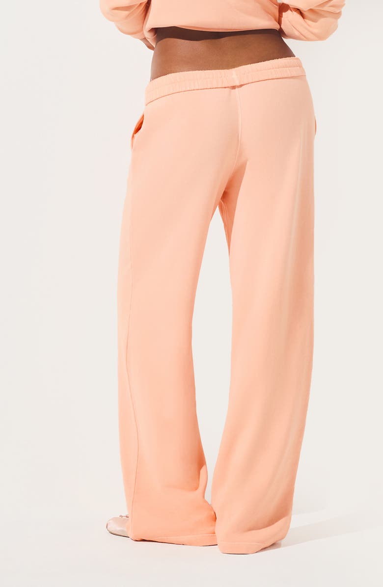 SKIMS French Terry Low Rise Straight Leg Pants, Alternate, color, 