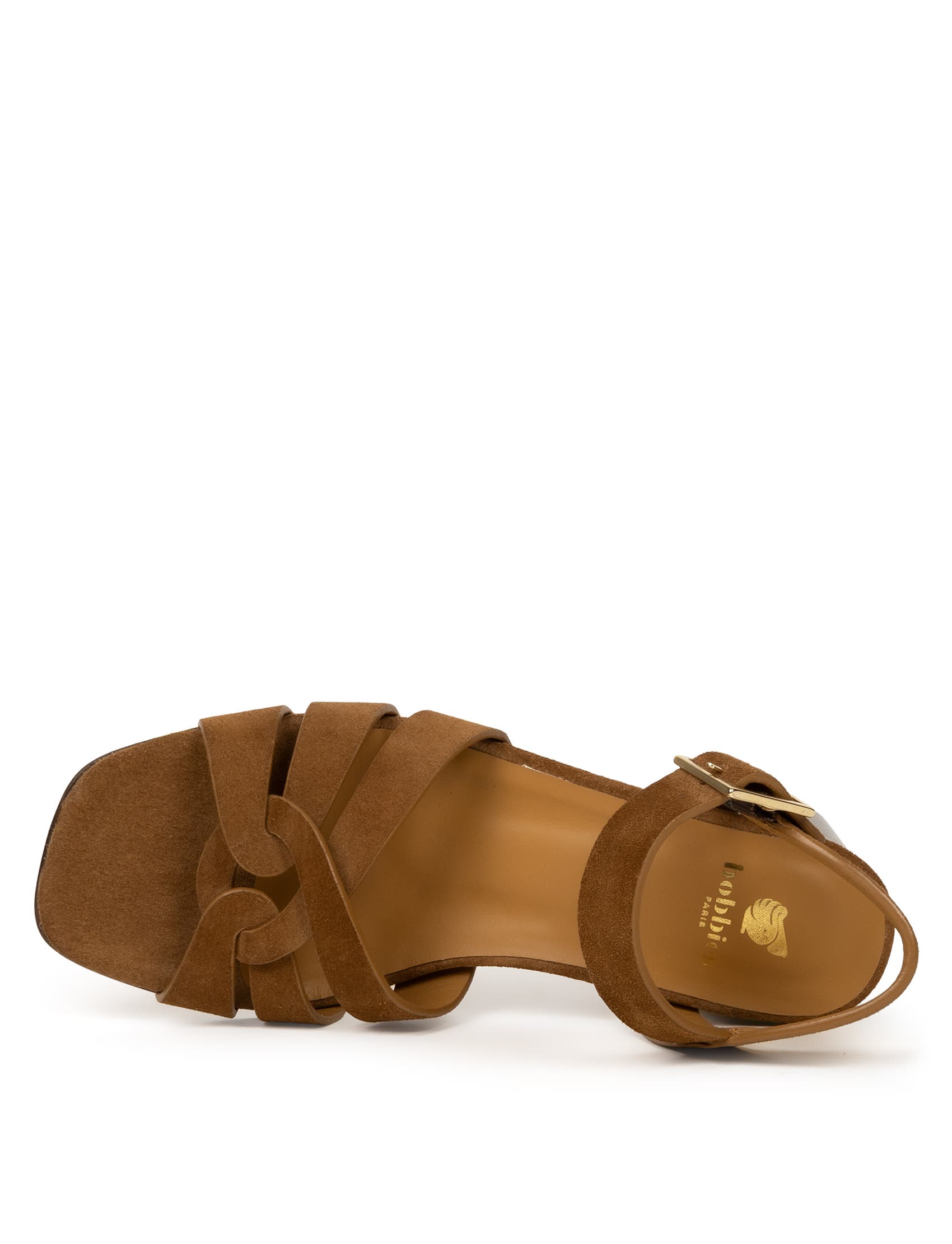 Esther Heeled Sandals, Alternate, color, Camel