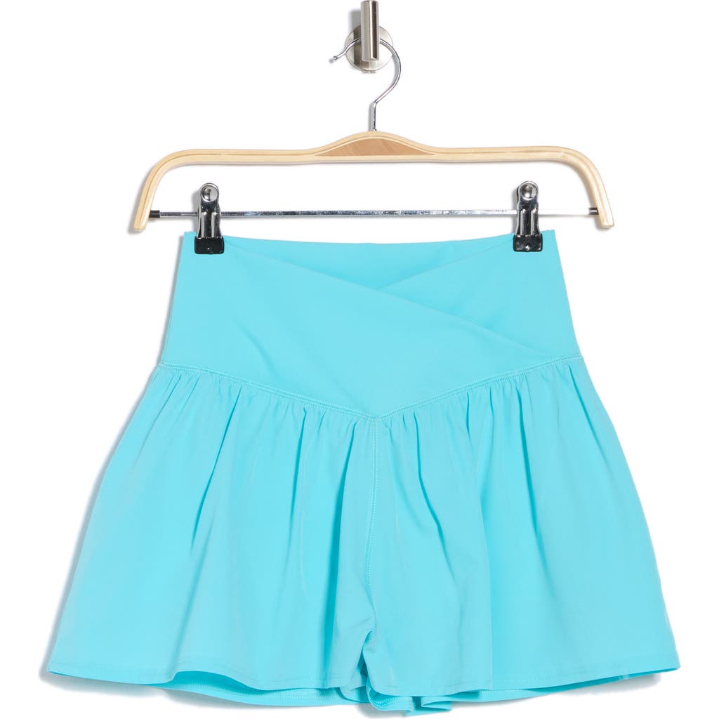 Shop Gottex Flowy Woven Shorts In Lagoon