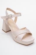 Prologue Shoes Lisbon Platform Block Heel Sandal
