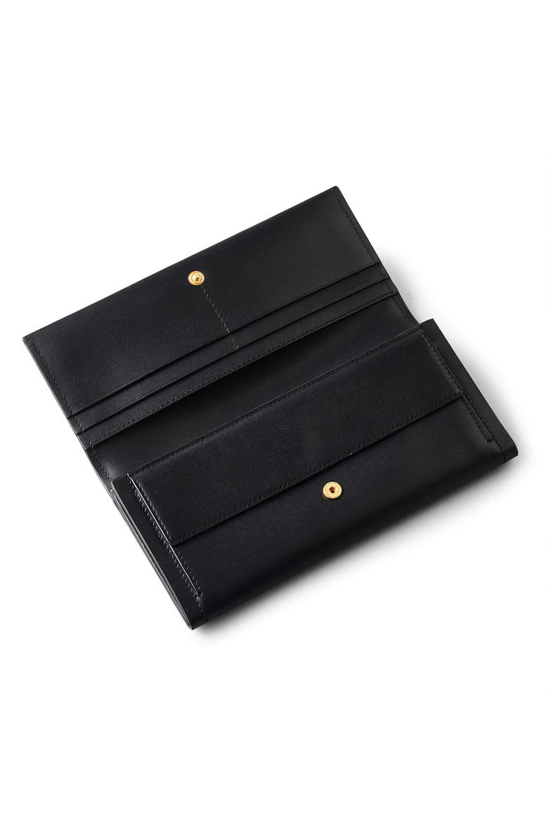 Radley Heritage Lane Large Flapover Wallet, Alternate, color, Black