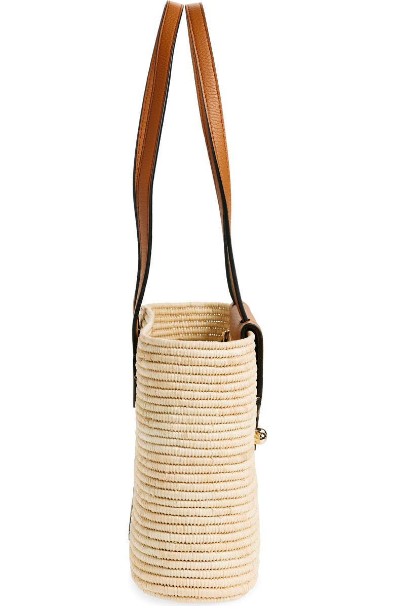 Strathberry Raffia Basket Tote, Alternate, color, Tan
