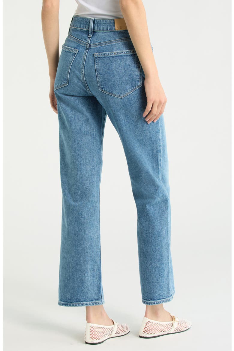 Stevie High Waist Ankle Straight Leg Jeans, Alternate, color, RIVAGE