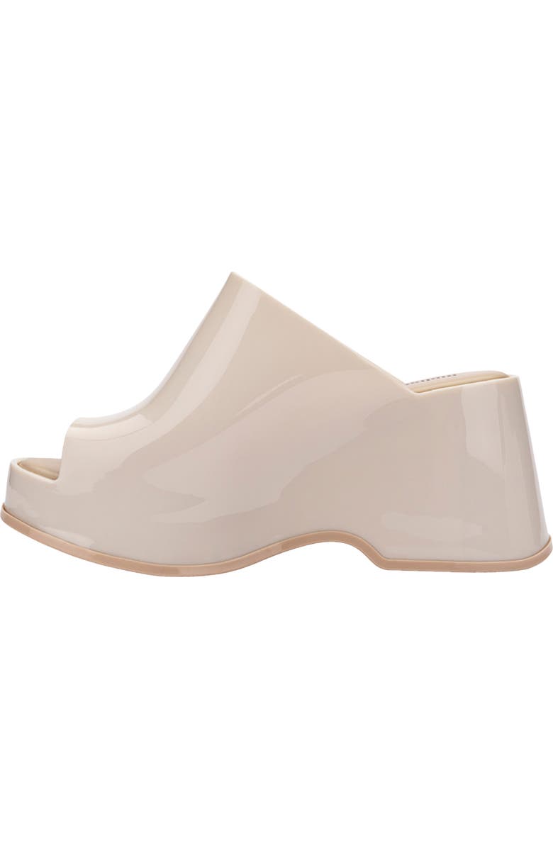 Melissa Patty Platform Slide Sandal, Alternate, color, Beige