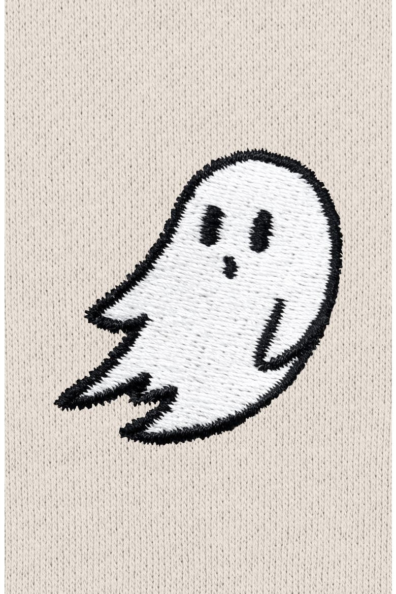 Ghost Midweight Fleece Classic Hooded Sweatshirt, Alternate, color, Bone