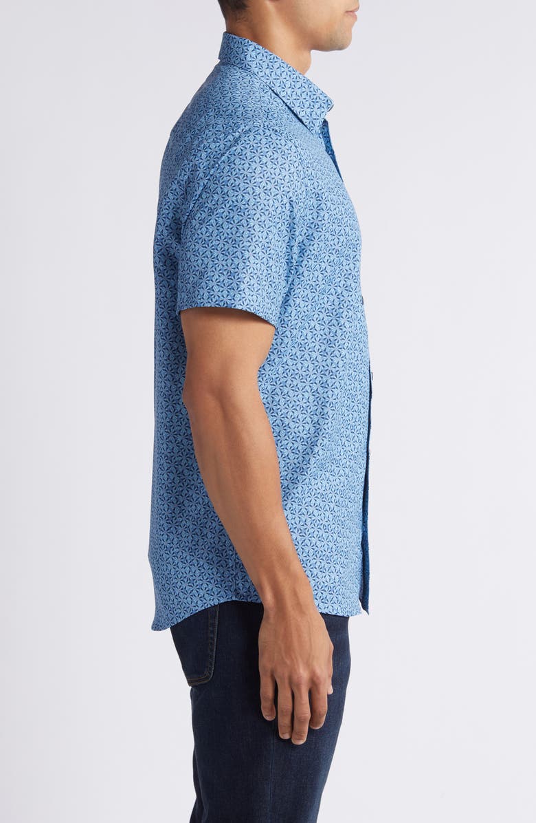 Country Mile Short Sleeve Button-Up Shirt