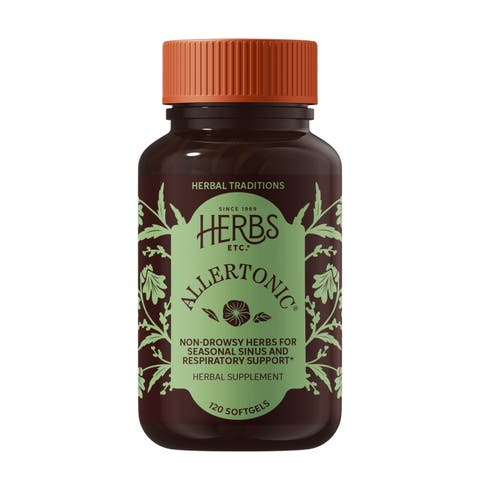 Allertonic Herbal Respiratory Support Softgels, 120 Count