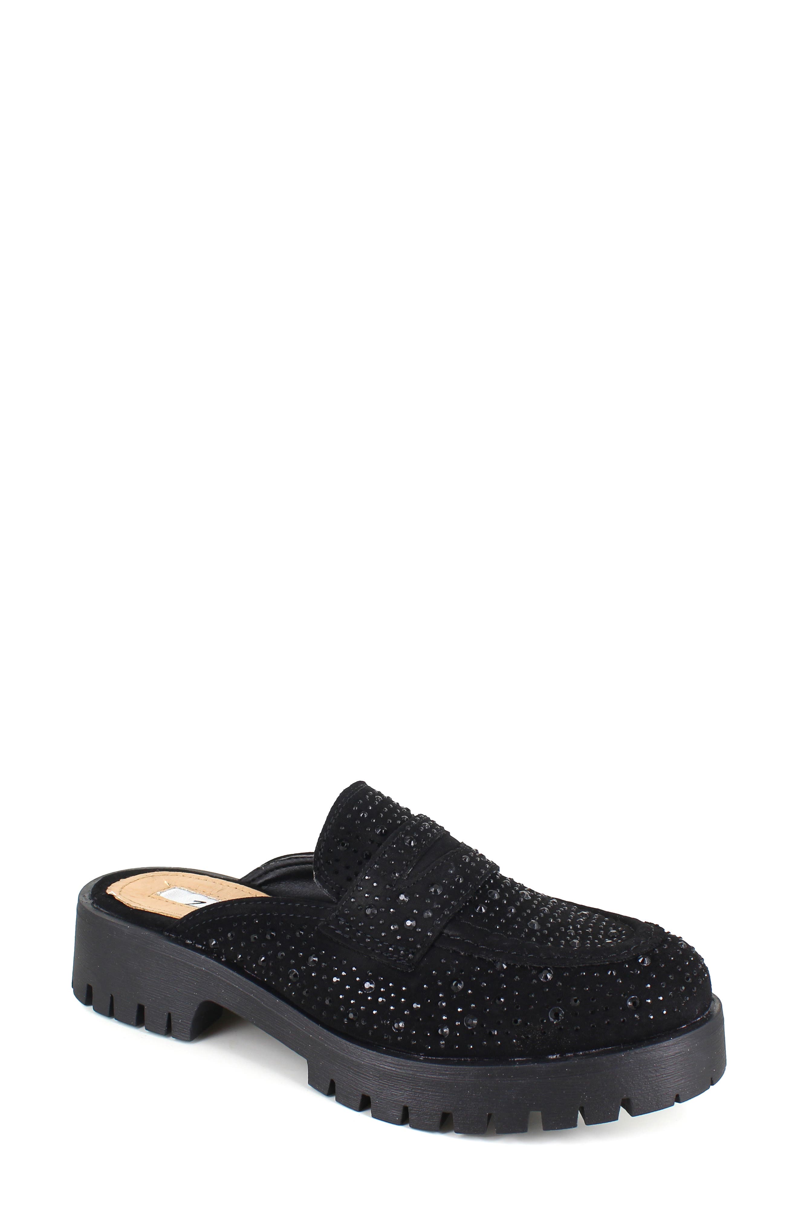 ZIGI Sachi Rhinestone Embellished Lug Sole Clog
