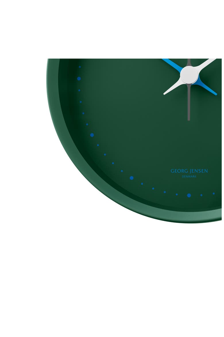 Koppel Wall Clock, Alternate, color, GREEN