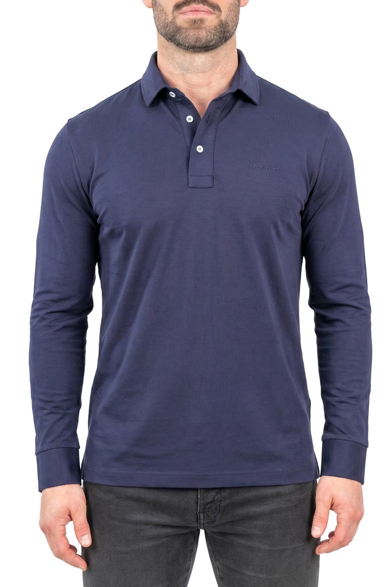 Rissa Polo Top, Main, color, BLUE