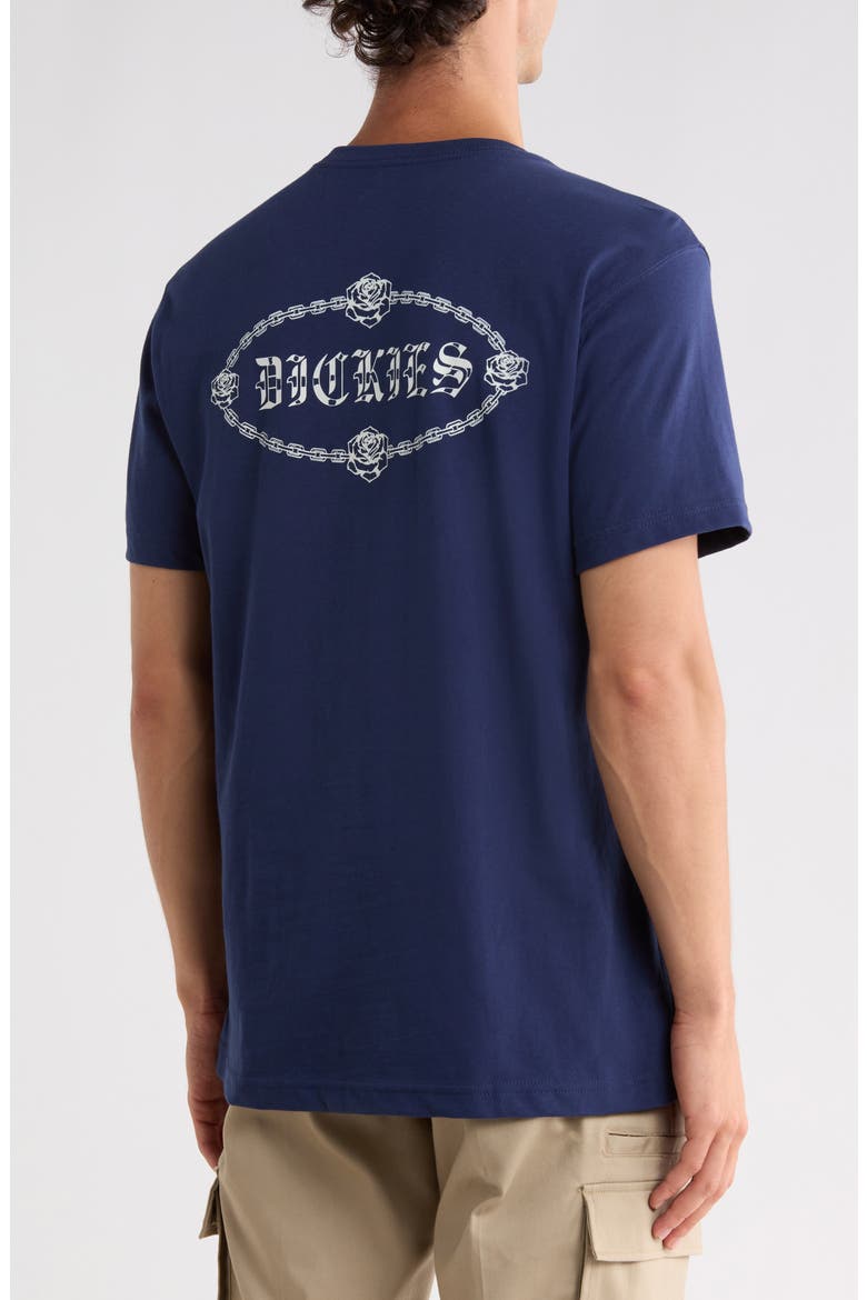 Chained Graphic Tee, Alternate, color, DARK BLUE