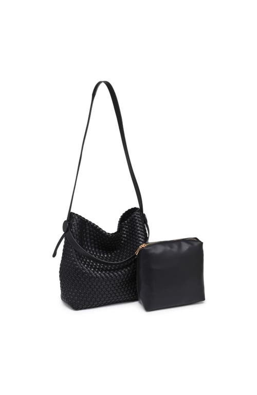 Moda Luxe Edith Hobo Bag In Black