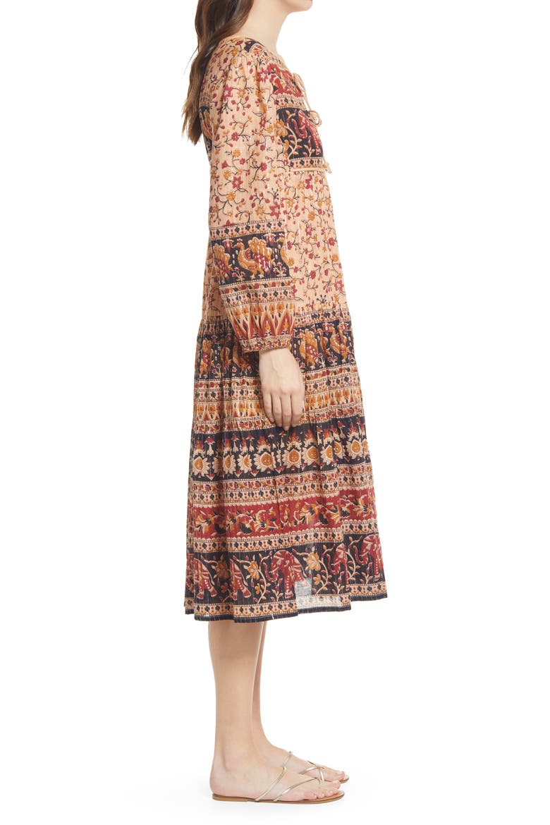 Advika Long Sleeve Dress, Alternate, color, MULTI