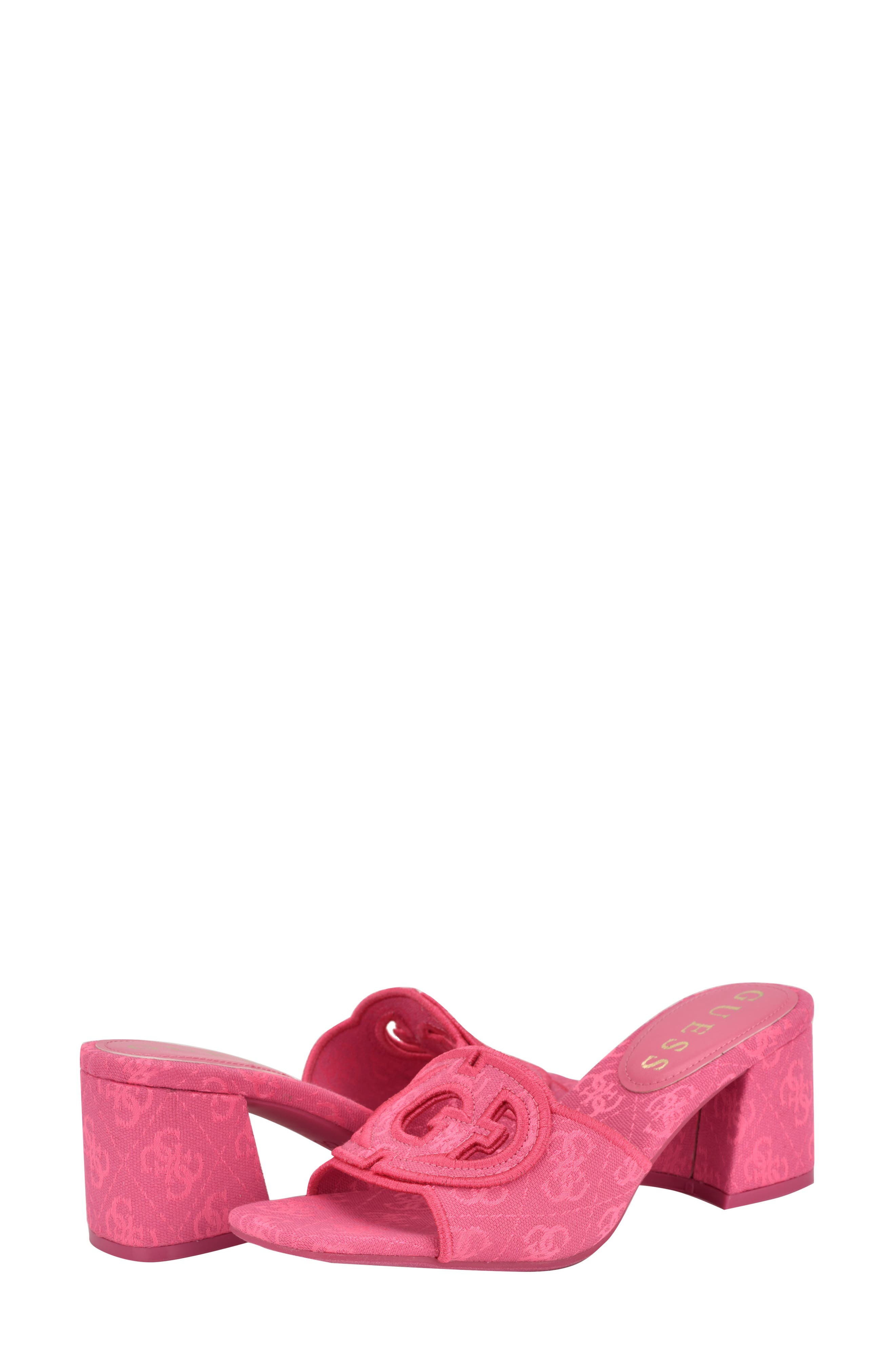 GUESS Galsee Sandal, Alternate, color, Pink