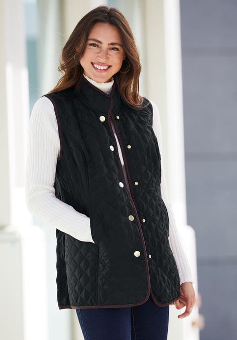 Quilted Vest (Plus)