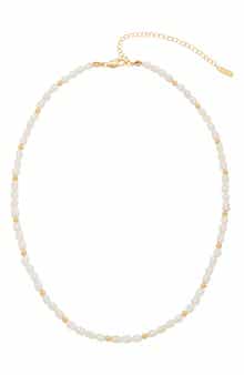 Freshwater Seed Pearl Beaded Necklace