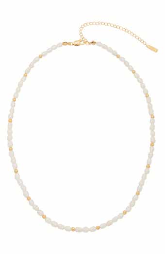 Freshwater Seed Pearl Beaded Necklace