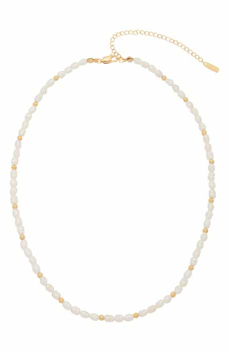 Freshwater Seed Pearl Beaded Necklace