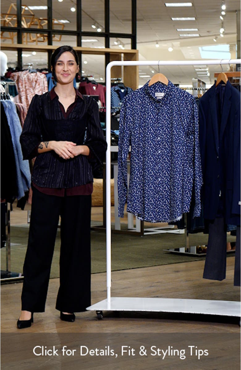 James OoohCotton<sup>®</sup> Cocktail Print Button-Up Shirt, sales video thumbnail