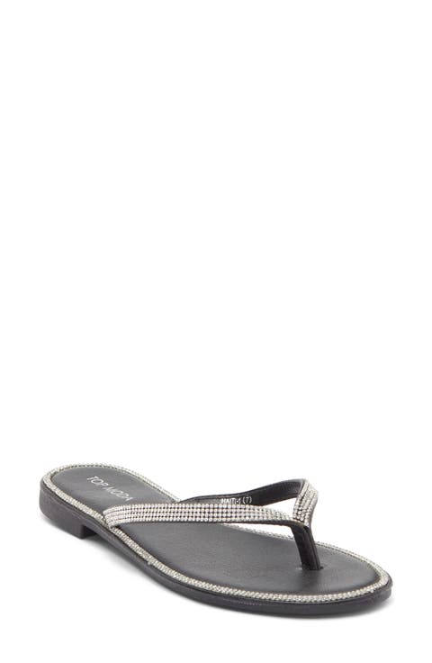 Haiti Rhinestone Embellished Flip Flop (Women)
