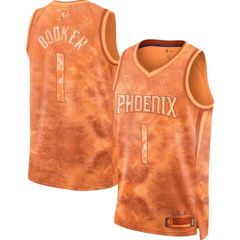 Unisex Nike Devin Booker Orange Phoenix Suns Select Series Swingman Jersey