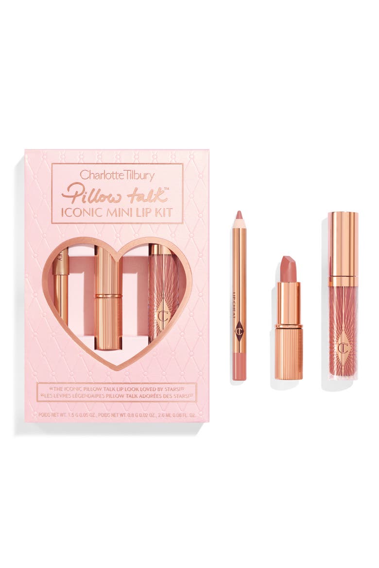 Pillow Talk Iconic Mini Lip Set $43 Value, Main, color, NO COLOR
