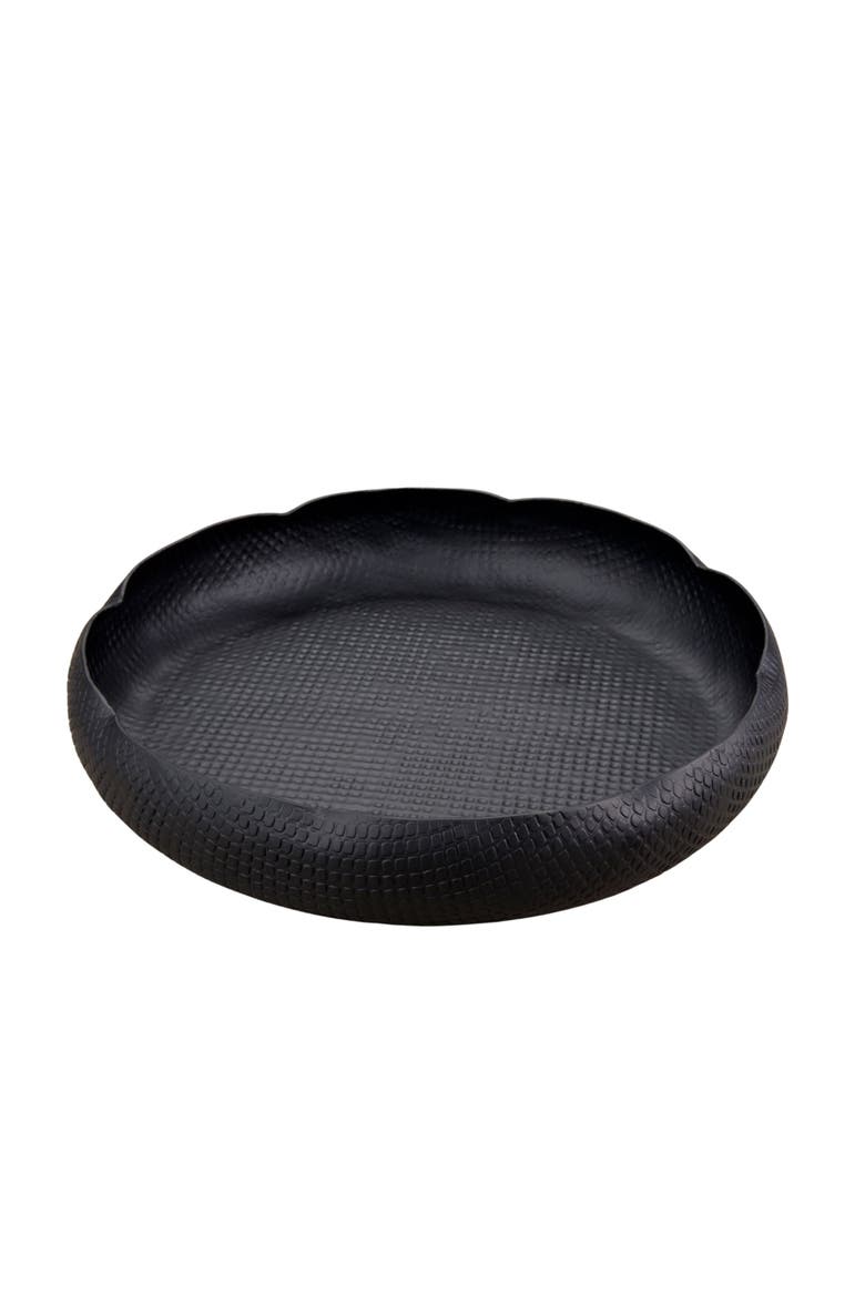 Wallis Aluminum Low Bowl, Main, color, Black