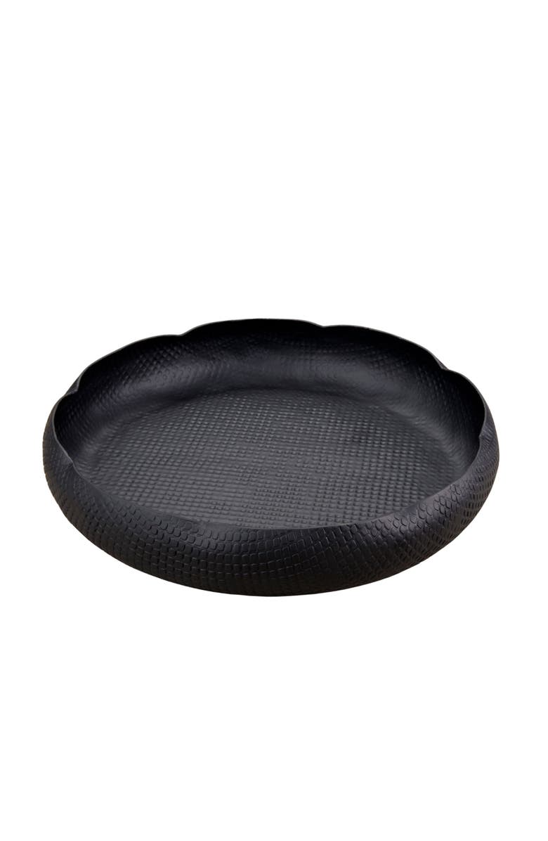 Be Home Wallis Aluminum Low Bowl, Main, color, Black